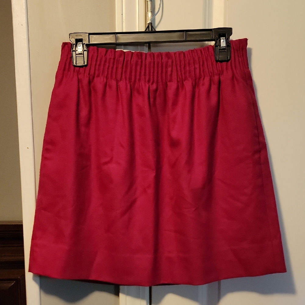 J. Crew Vibrant Pink Mini Skirt